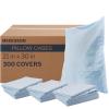 McKesson Disposable Pillow Case Covers Bulk Pillowcase, Single-Use for Medical Hospital Travel, Standard Size, Blue, 21 in x 30 in (100)(300)