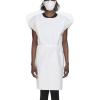 McKesson Exam Gown, Disposable – Poly and Premium Tissue, Front or Back Opening, Short Sleeve, Unisex – White, One Size Fits Most Adults, 21 in x 30 in, 50 Count