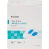 McKesson Heel Cups – Silicone Gel, U-Shaped, Supportive – Blue and Transparent, Large/XL, 1 Count
