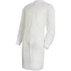 McKesson Lab Coat for Men or Women, Long Sleeve, Knee-Length Disposable Medical Coat, Moisture-Resistant Snap-Front Closure, Large/XL, 10 Count