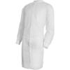 McKesson Lab Coat for Men or Women, Long Sleeve, Knee-Length Disposable Medical Coat, Moisture-Resistant Snap-Front Closure, Small/Medium, 10 Count