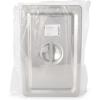 McKesson Medical Instrument Metal Tray – Stainless Steel – Lid, Recessed Grip, Non-Sterile Autoclavable Surgical-Grade Steel, 12 1/8 in x 7 5/8 in x 2 1/8 in, 1 Count