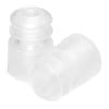 McKesson Non-Sterile Natural Polyethylene Flanged Tube Closures, 12 mm, 1000 Count