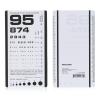 McKesson Pocket Eye Charts with Ruler, Hand Held Rosenbaum Vision Test Screener for Eye Doctors, School Nurses, 14 in Test Distance, 3 1/2 in x 6 1/2 in, 5 Count(1)