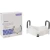 McKesson Raised Toilet Seat with Removable Padded Arms, Lightweight, Fits Most Standard Toilets, 300 lbs Weight Capacity, 1 Count