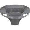 McKesson Stackable Bedpans, Plastic, Graphite, 2 qt, 250 lbs Weight Capacity, 50 Count