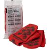 McKesson Unisex Non-skid Slipper Socks Adult Sz. 7.5 to 10 Red