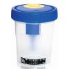 McKesson Urine Collection Cup with Transfer Device and Temperature Strip, Specimen Container with Screw-On Leak-Proof Cap – Sterile, 4 oz, 200 Count