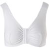 McKesson White Cotton-Spandex Surgi-Bra – Post-Surgical Bra for Full-Coverage Breast Support with Light Compression – 34-inch B, C, D Cups, 1 Count