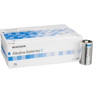 McKesson Alkaline Batteries, C Cell – Ideal for Medical Devices, Disposable, 1.5V, 24 Count, 1 Pack