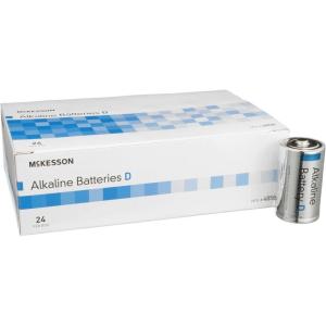 McKesson Alkaline Batteries, D – Ideal for Medical Devices, Disposable, 1.5V, 24 Count, 1 Pack((144 ct))