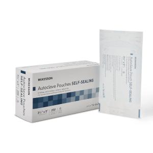 McKesson Autoclave Pouches, Self-Sealing, Steam and Ethylene Oxide Sterilizers, 7 1/2 in x 13 in, 200 Count, 1 Pack(3-1/2 X 5 Inch ( 4000 ct ))