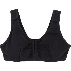 McKesson Black Cotton-Spandex Surgi-Bra – Post-Surgical Bra for Full-Coverage Breast Support with Light Compression – 40-inch B, C, D Cups, 1 Count