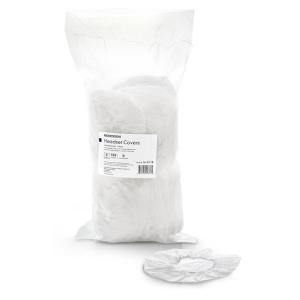 McKesson Disposable Headset Covers for Library, Museum, Classroom – Sanitary Headphone Ear Covers – Tear-Resistant Fabric for 3 1/2 inch Ear Covers, 100 Count