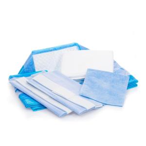 McKesson Exam Room Turnover Kit, Operating Room Cleaning Supplies – Linen Kits, Bags, and Mops, 20 Count, 1 Pack