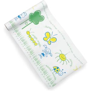 McKesson Exam Table Paper, Barrier Protection, Smooth Pediatric Table Paper, White with Bugs and Things, 18 in x 225 ft, 6 Count