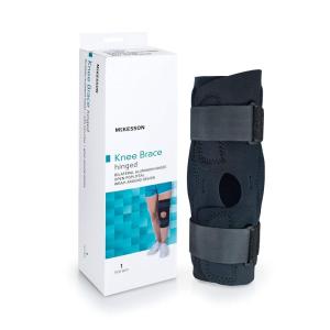 McKesson Knee Brace, Hinged/Open Patella/Open Popiteal, 3XL, 28 in to 30 1/2 in Circumference, 1 Count