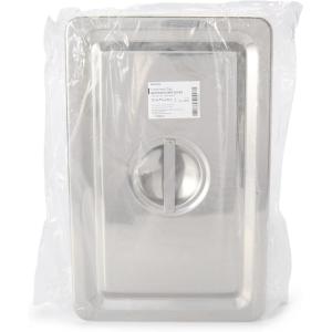 McKesson Medical Instrument Metal Tray – Stainless Steel – Lid, Recessed Grip, Non-Sterile Autoclavable Surgical-Grade Steel, 12 1/8 in x 7 5/8 in x 2 1/8 in, 1 Count