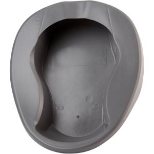 McKesson Pontoon Bedpans, Plastic, Graphite, 2 qt, 250 lbs Weight Capacity, 1 Count