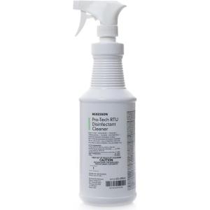 McKesson Pro-Tech Surface Disinfectant Cleaner, Ready to Use – Floral Scent, Trigger Spray Bottle, 32 oz, 1 Count, 1 Pack