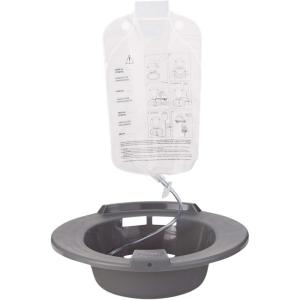 McKesson Sitz Bath with 2000 mL Bag, Plastic, Graphite, 500 mL Increments up to 2000 mL, 10 Count