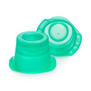 McKesson Snap Caps, Polyethylene Covers for Tube Closure – Fits Most 12 mm, 13 mm, and 16 mm Tubes – Green, 1000 per Bag, 1000 Count