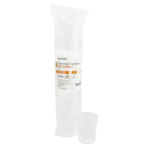 McKesson Specimen Containers, Non-Sterile, Without Lid, 4 oz, 500 Count(500)