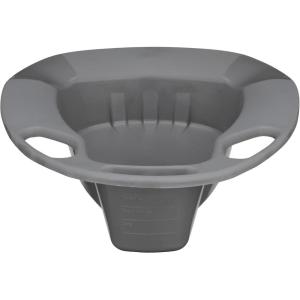 McKesson Stackable Bedpans, Plastic, Graphite, 2 qt, 250 lbs Weight Capacity, 50 Count