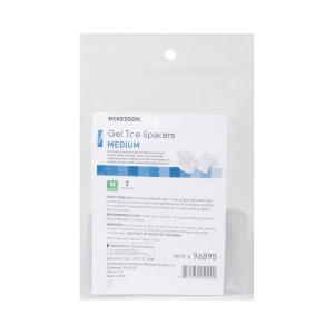 McKesson Toe Separator – Bunion Protector, Overlapping Toes – Big Toe Spacers, Size Medium, 2 Count