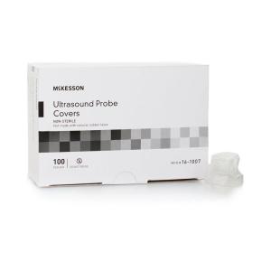McKesson Ultrasound Probe Cover – Disposable Hygienic Protection for Accurate Ultrasound Detection, Latex-Free, Non-Lubricated, Individually Packaged, 1 in x 9 in, 100 Count, 1 Pack