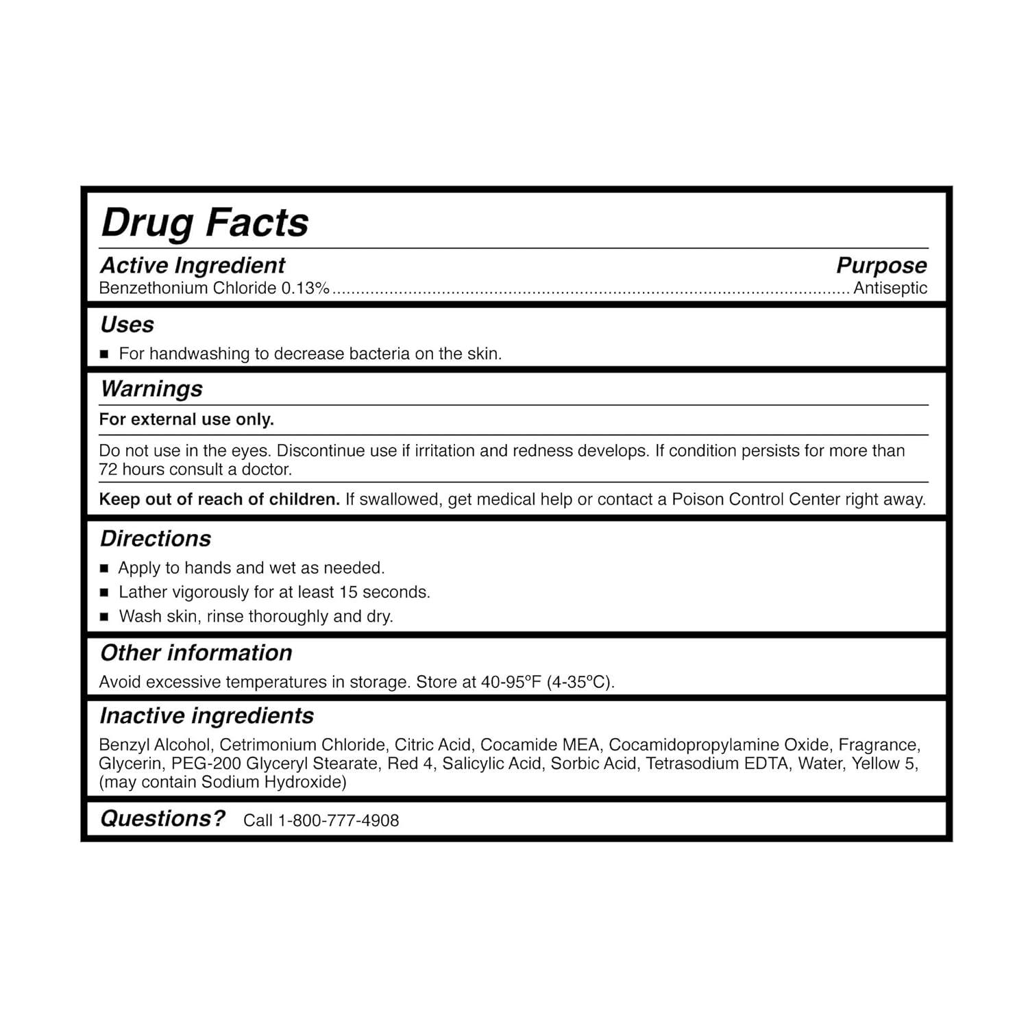 image:imageMcKesson Antibacterial Liquid Hand Soap 1 Gallon Pack of 1 Refill Clean Scent
