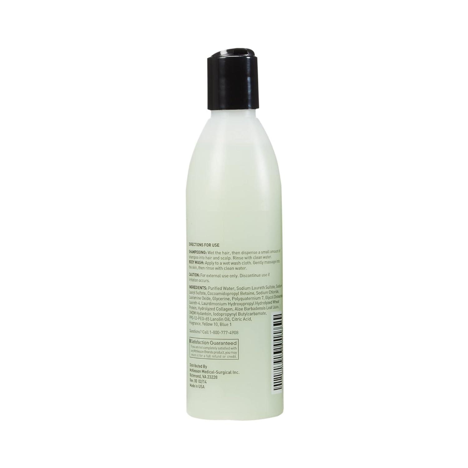 image:imageMcKesson Body Wash and Shampoo with Aloe Cucumber Melon Scent 8 oz 48 Count