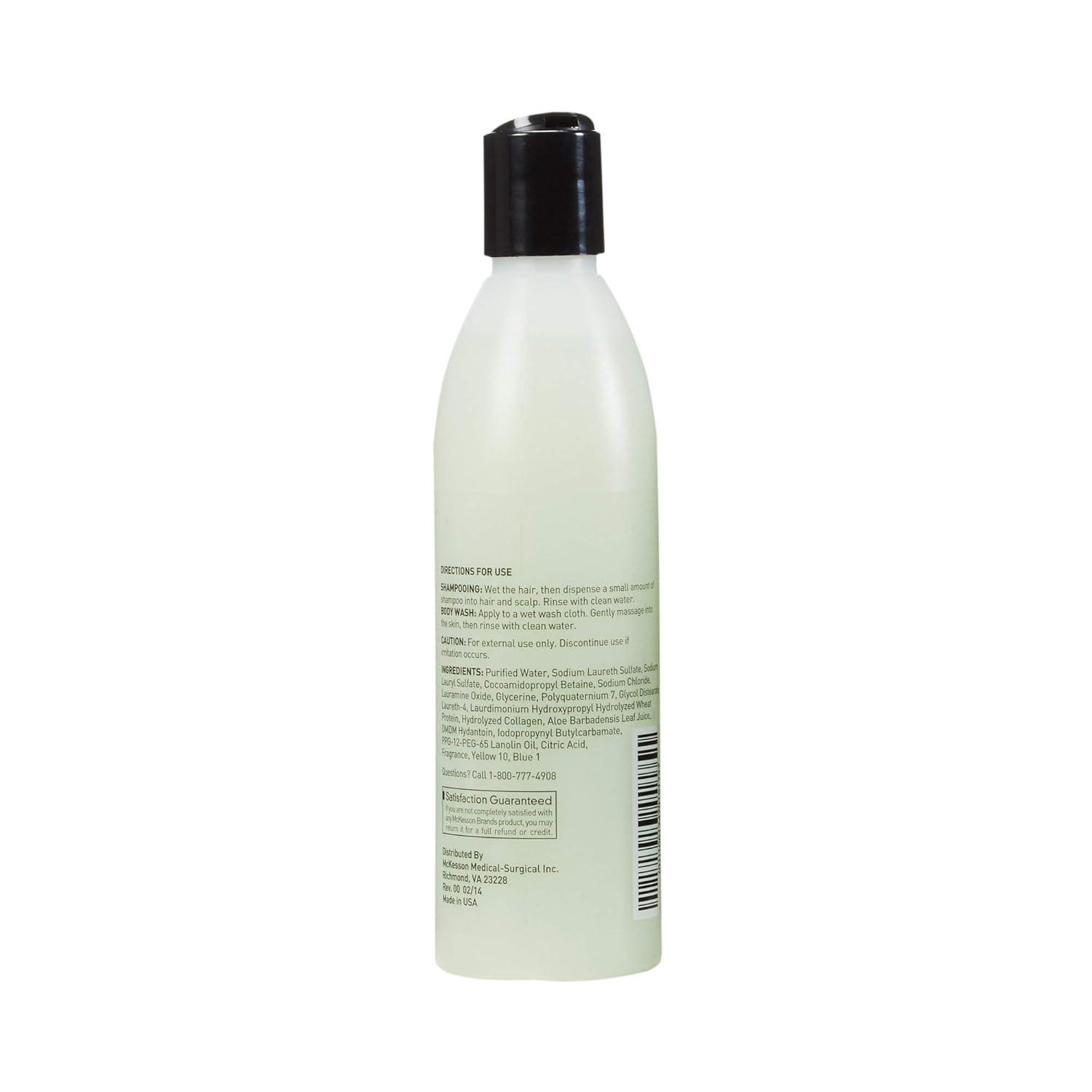 image:imageMcKesson Body Wash and Shampoo with Aloe Cucumber Melon Scent 8 oz 48 Count