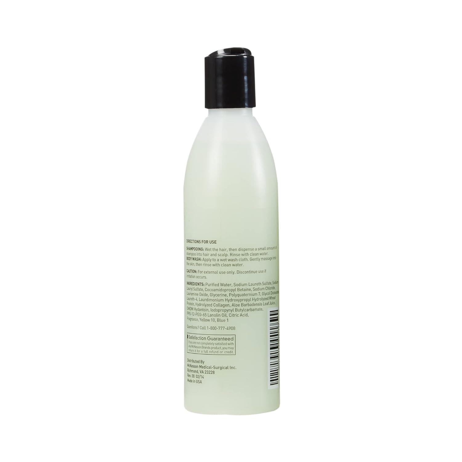 image:imageMcKesson Body Wash and Shampoo with Aloe Cucumber Melon Scent 8 oz 48 Count