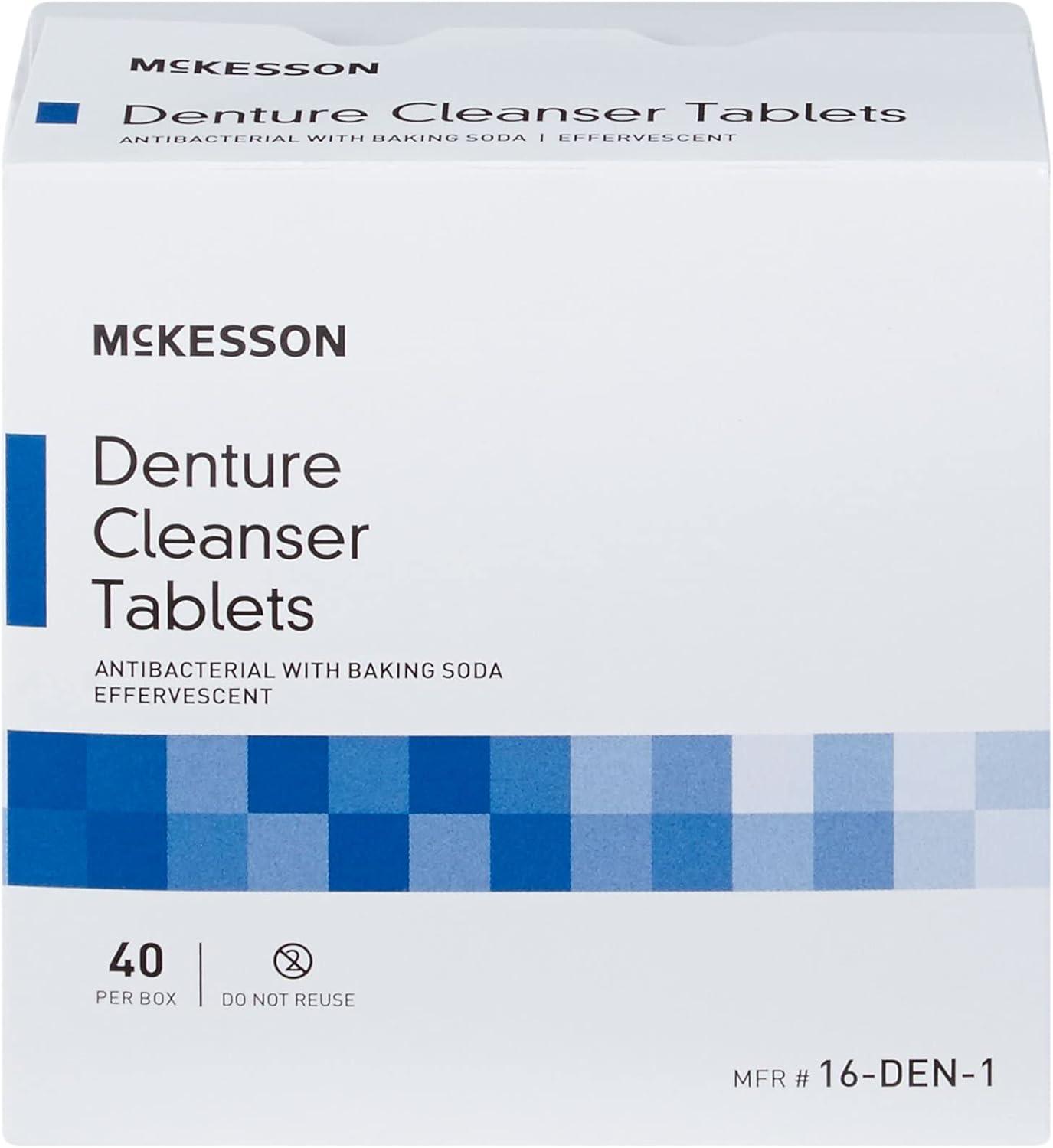 image:imageMcKesson Denture Cleanser Tablets with Baking Soda 40 Count