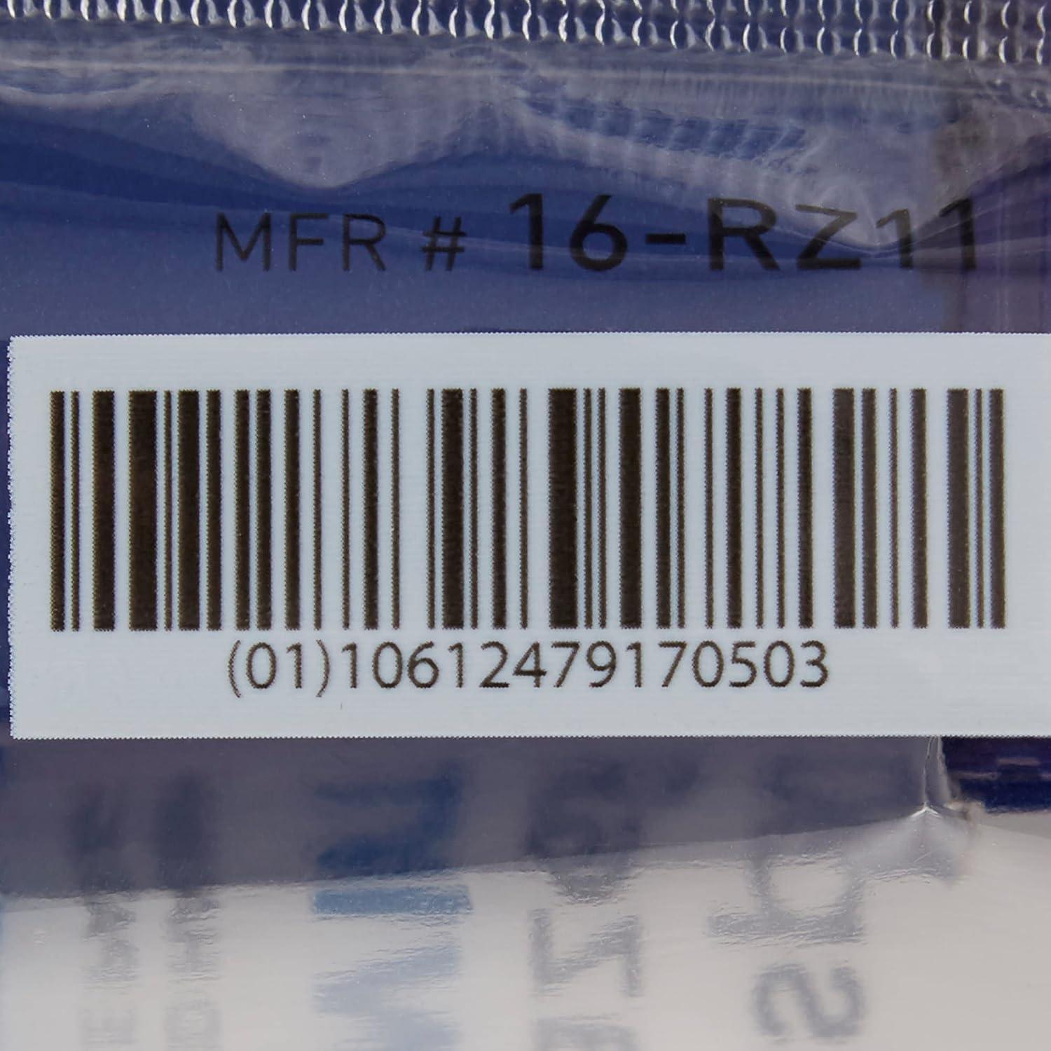 image:imageMcKesson Disposable Razors Stainless Steel Twin Blade Lubricated Strip Ribbed Handle Blue 10 Count 1 Pack