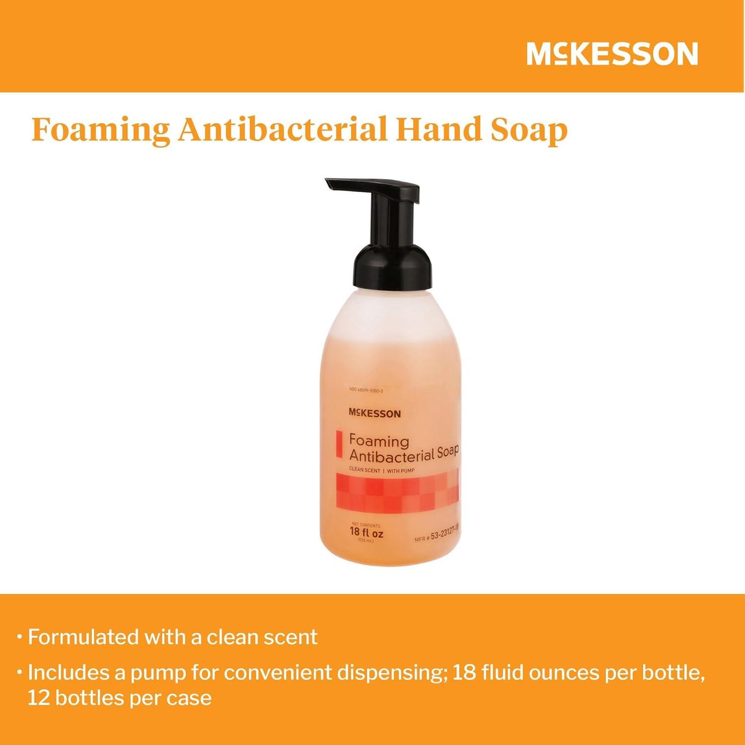image:imageMcKesson Foaming Hand Soap Clean Scent 18 oz 12 Count