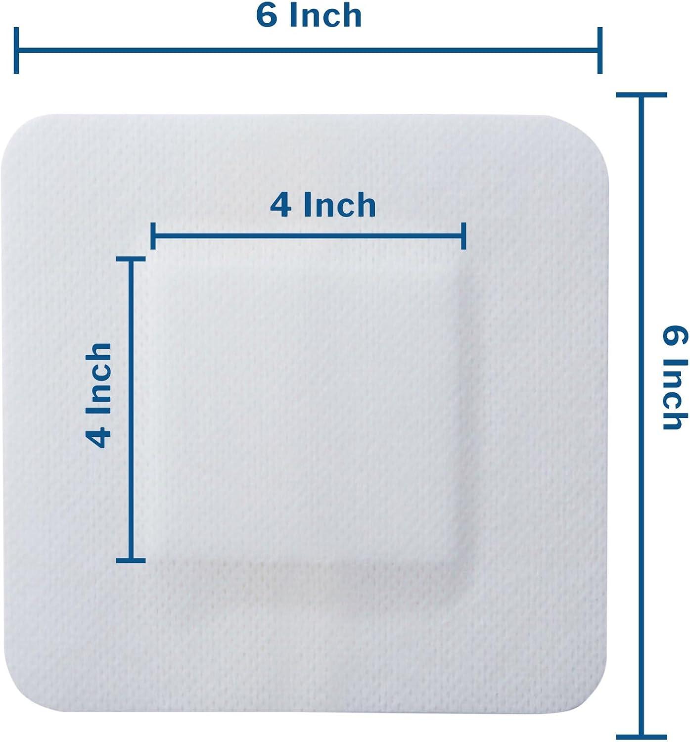 image:imageMcKesson Island Dressings Sterile Dimension 6 in x 6 in Pad 4 in x 4 in 25 Count 1 Pack