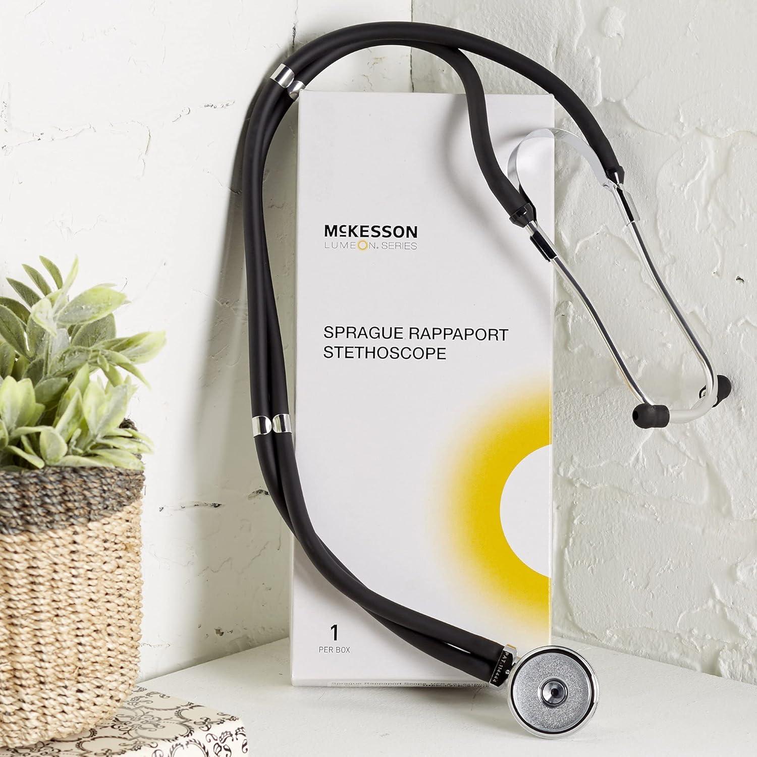 image:imageMcKesson LUMEON Sprague Rappaport Stethoscope Black 1 Count