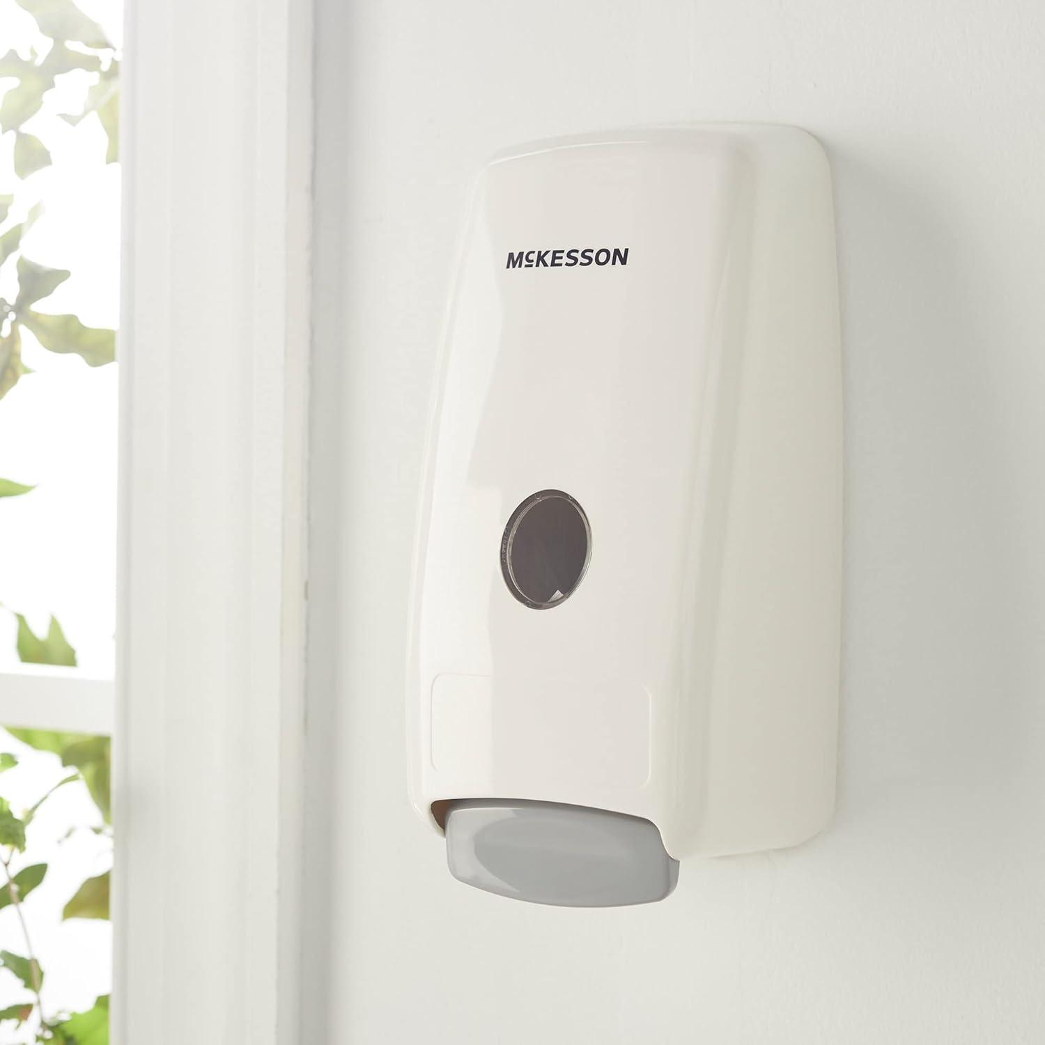 image:imageMcKesson Manual Soap Dispenser for Bathroom Wall Mounted Dispenser for Liquid 1000 ml 12 Count