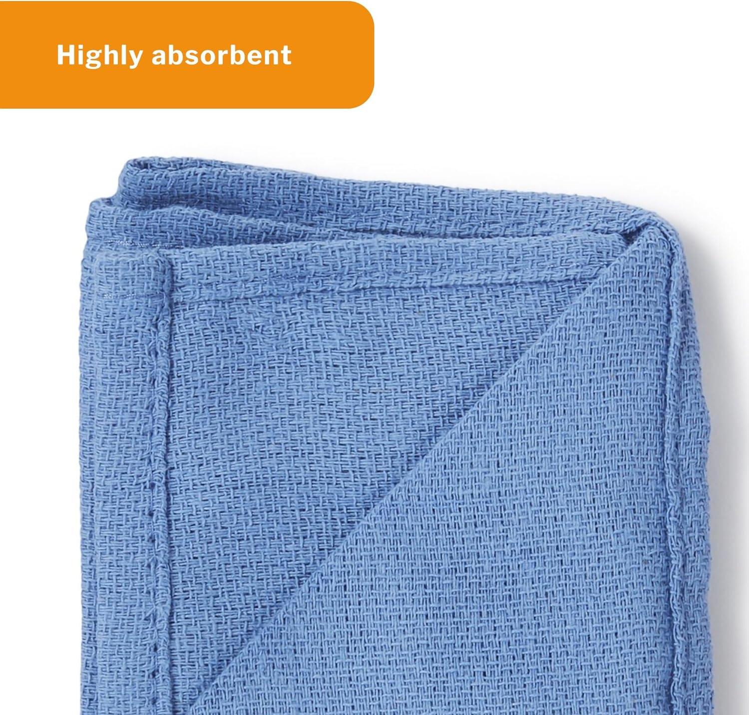 image:imageMcKesson Operating Room Towels Sterile Disposable PreWashed Blue 17 in x 27 in 4 Towels 20 Packs 80 Total
