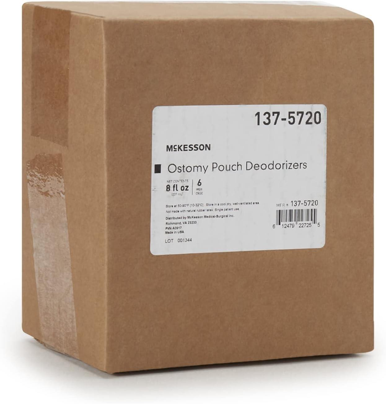 image:imageMcKesson Ostomy Pouch Deodorizer Helps Eliminate Odor in Ostomy Pouches 8 fl oz 1 Count 6 Packs 6 Total8 Fl Oz Pack of 6