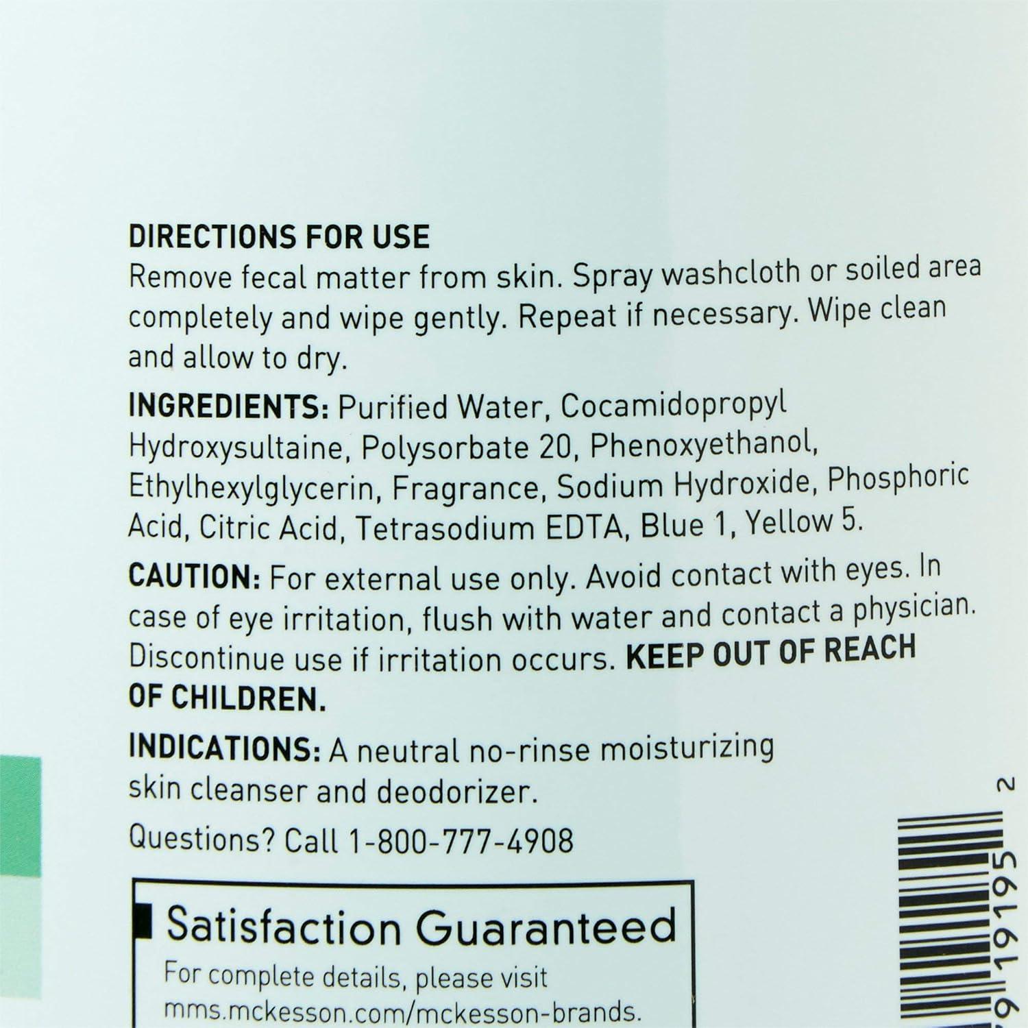 image:imageMcKesson Perineal Skin Cleanser 1 Gallon Pack of 1 RinseFree Body Wash for Incontinence or Ostomy Care Herbal Scent