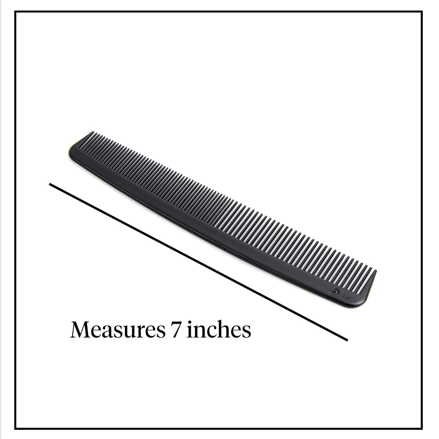 image:imageMcKesson Plastic Hair Comb Single Patient Use Black 7 in 36 Count