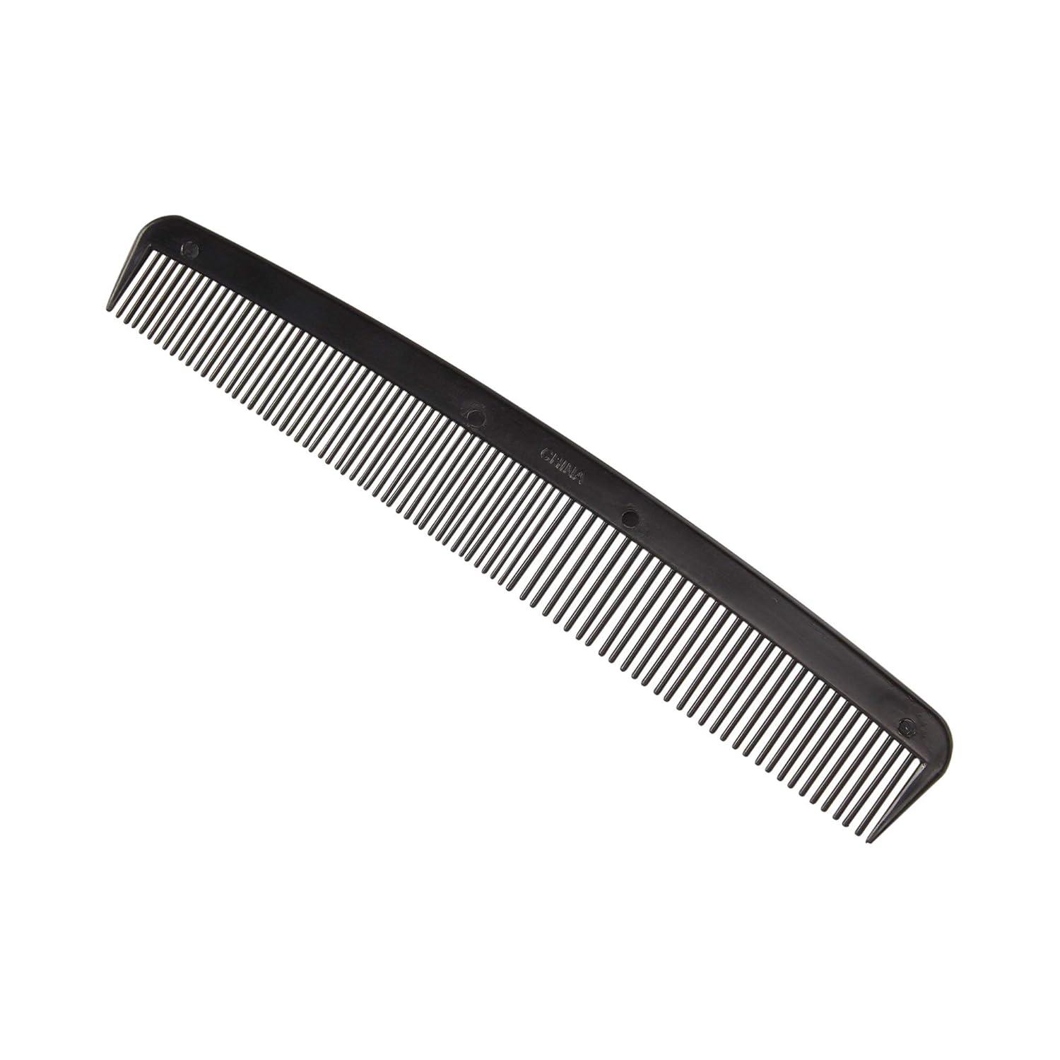 image:imageMcKesson Plastic Hair Comb Single Patient Use Black 7 in 36 Count