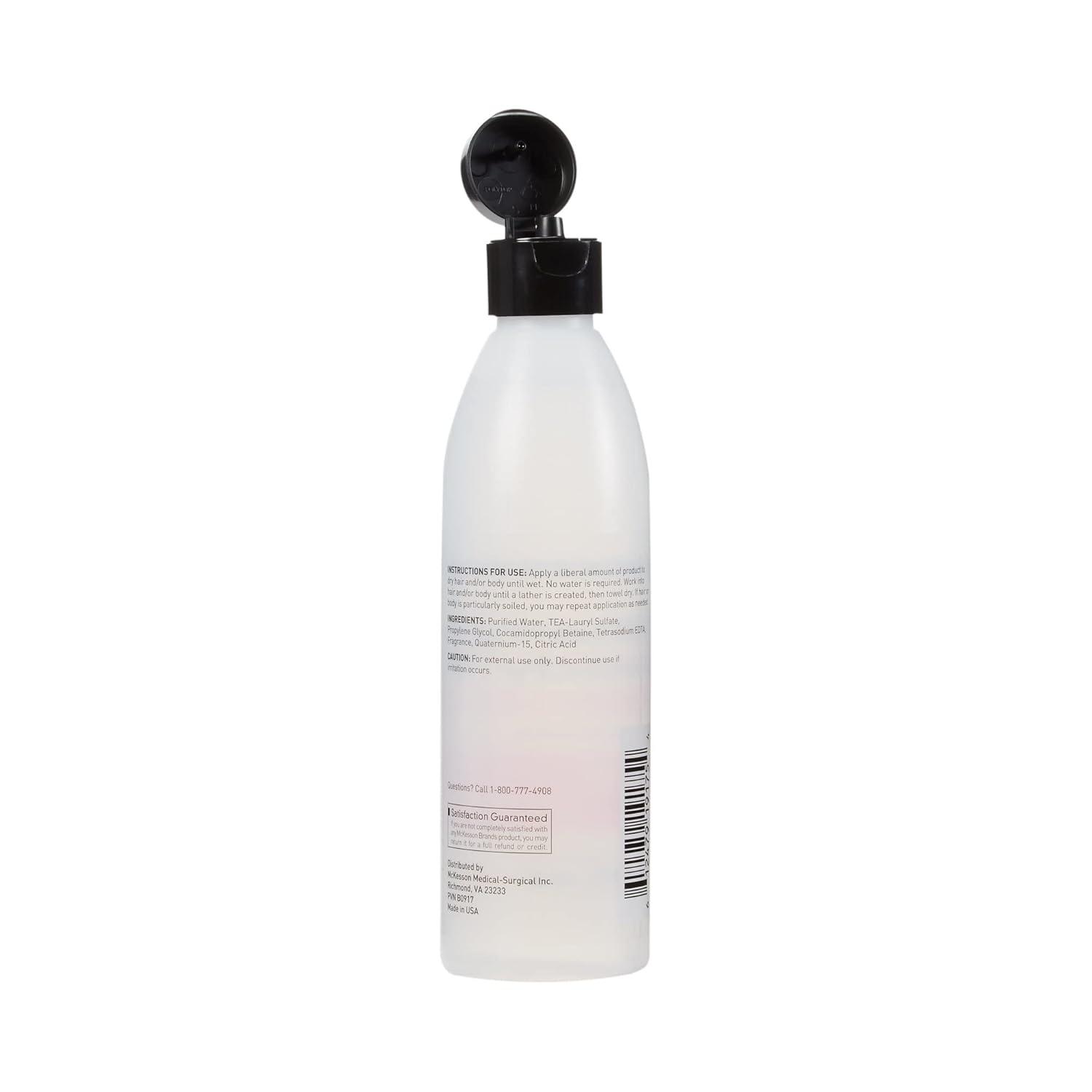 image:imageMcKesson Shampoo and Body Wash RinseFree Light Floral 8 oz 1 Count1 Ounce Pack of 48