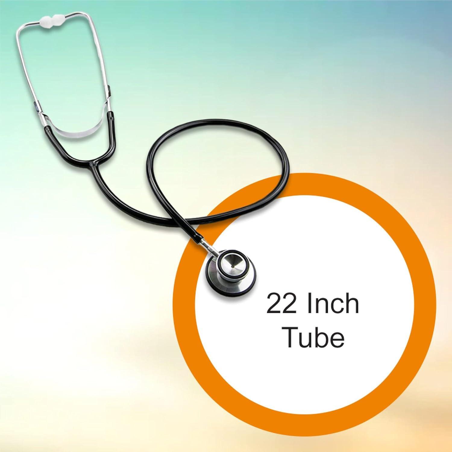 image:imageMcKesson Stethoscope Lightweight DoubleSided Chestpiece Adjustable Binaurals Black 22 in 1 Count
