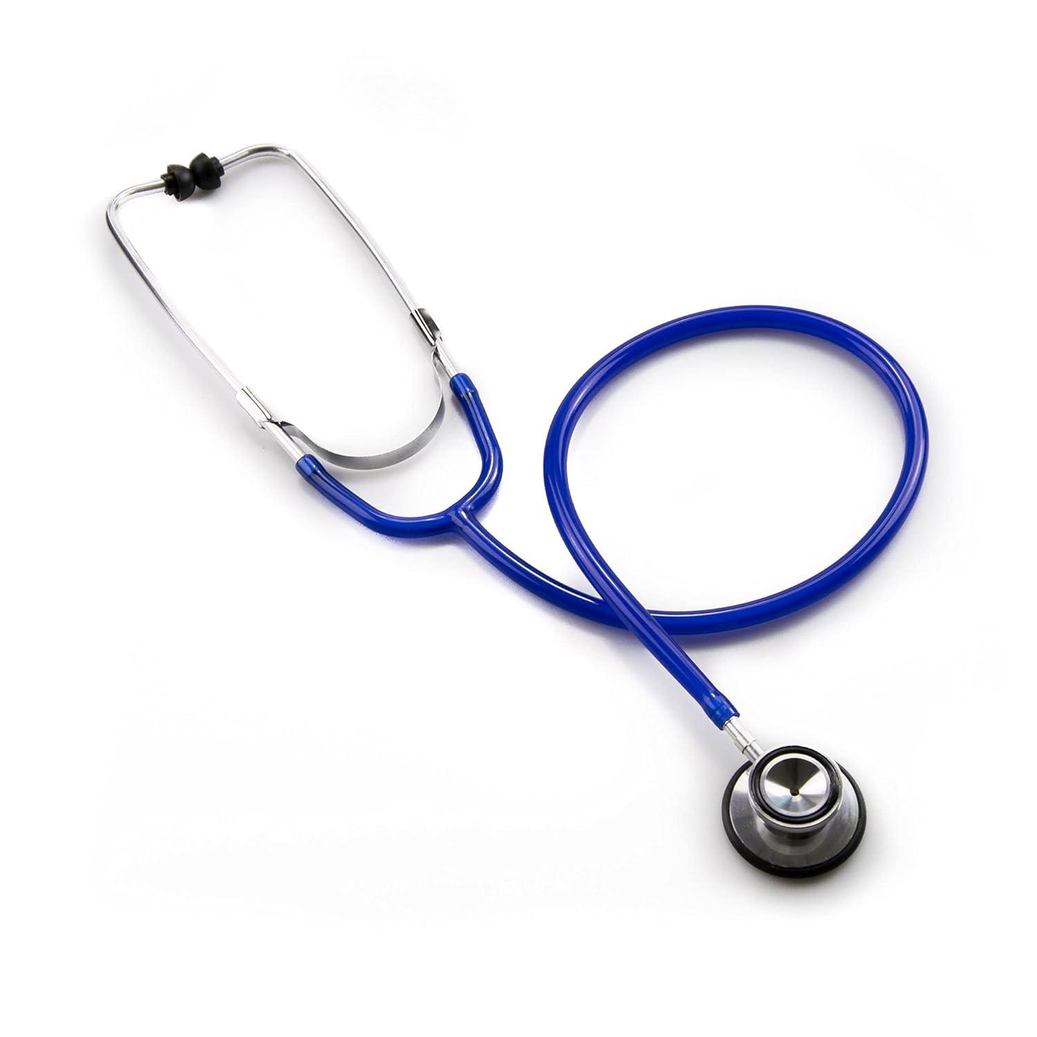 image:imageMcKesson Stethoscope Lightweight DoubleSided Chestpiece Adjustable Binaurals Royal Blue 22 in 1 Count