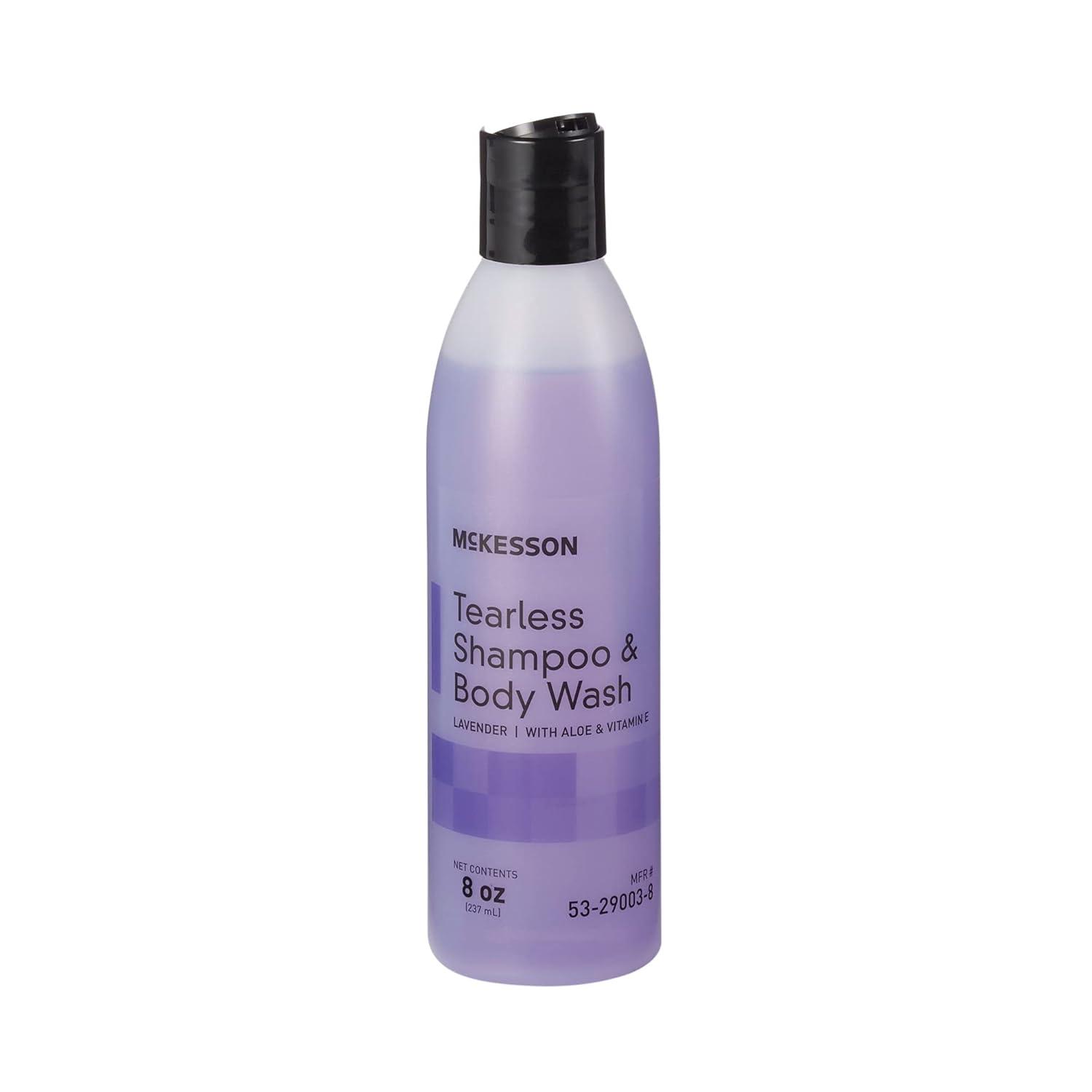 image:imageMcKesson Tearless Shampoo and Body Wash with Aloe and Vitamin E Lavender Scent 8 oz 1 Count