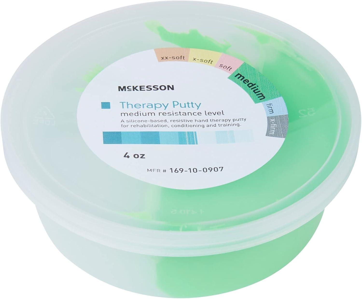 image:imageMcKesson Therapy Putty Medium Resistance for Fingers Hands and Wrist Exercise Rehabilitation Occupational Therapy Tool 4 oz 1 Count